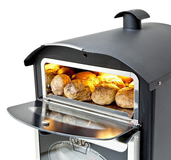 Bake King Mini oven with top open